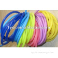 Colourful silicone rubber cord/silicone rubber pipe